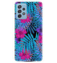 Kılıfland Samsung Galaxy A72 Kılıf Silikon Resimli Kapak Colorful Forest Stok 424