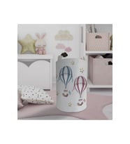 MEKTA HOME BEBEK VE ÇOCUK ODASI Uçan Balon ve Yıldızlar Desenli Oyuncak Sepeti