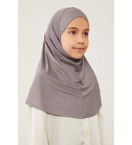 Lavender Pratik Çocuk Eşarp Gri CPX0310