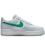 Nike Air Force 1 '07 Unisex Leather Hakiki Deri Sneaker Erkek Ayakkabı Beyaz Yeşil Swoosh
