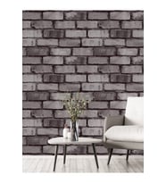Dreamwall 3 Boyutlu Taş Duvar Desenli Silinebilir Tekstil Duvar Kağıdı (Çok Renkli)
