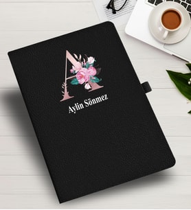 Kişiye Özel harf Tasarımlı  İsme Özel Defter