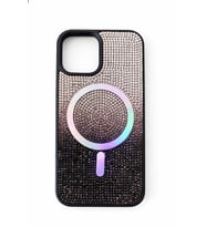 İphone 12 Kılıf Diamont MagSafe Hologramlı Telefon Kılıfı