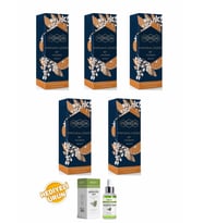 Pereja Portakal Çiçeği Kolonya 250 ml Cam Şişe 5 Li Set