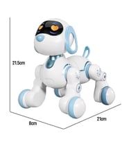 Uzaktan Kumandalı Dans Edebilen Robot Köpek - Mavi Su Dünyası (Çok Renkli)