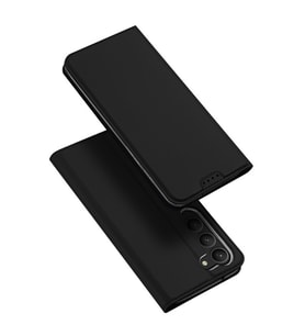 Dux Ducis SM Galaxy S23 Plus Kılıf Skin Pro Series Flip Cover Kapaklı Kılıf (Siyah)