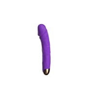 Modern Gerçekçi Dildo Vibratör Mor