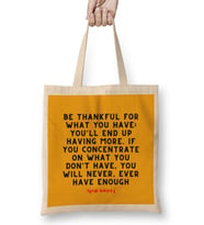 Oprah Winfrey Quotes - Entrepreneurs Motivation İnspiration Success Work Gifts Bez Çanta Uzun Saplı