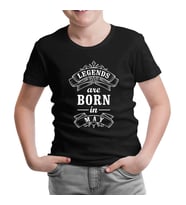 Burç - Born in May Legends Siyah Çocuk Tshirt
