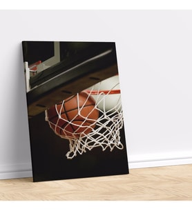 Basketbol Pota Temalı Kanvas Tablo