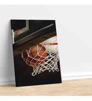 Basketbol Pota Temalı Kanvas Tablo