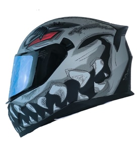 Motosiklet Kask Ece 22.R06 Double Vizörlü Full Face Motor Kaskı Risky