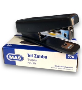 Mas Zımba Makinesi Sturdy S No:10 Siyah Zımba Makinası