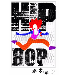 Hip Hop Müzik Puzzle 240 Parça Yapboz