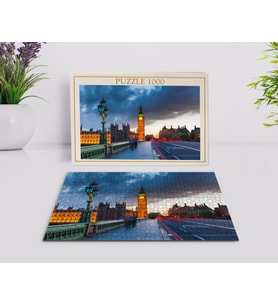 BK Home Londra Manzara 1000 Parça Profesyonel Puzzle-8