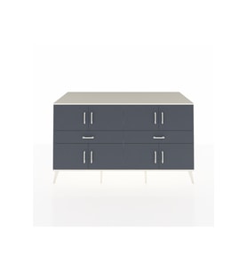 Kronos Konsol 4 Raflı 2 Çekmeceli 8 Kapaklı 176x59x99 Aytaşı-Antrasit