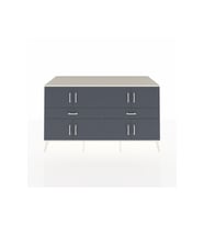 Kronos Konsol 4 Raflı 2 Çekmeceli 8 Kapaklı 176x59x99 Aytaşı-Antrasit