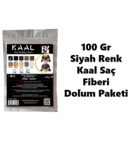 KAAL TOPPİK 100 GR SİYAH ( BLACK ) TOPİK SAÇ TOZU SAÇ FİBERİ KERATİN