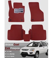 KİA SPORTAGE (2004-2010) Uyumlu EVA Paspas Tam Set–Araca Özel,Kolay Montaj,Su Geçirmez
