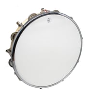 Cox LTH10-8 Cam Derili Tef - 10" (Orta Seviye - Perküsyon Aksesuarı)  Şeffaf Sentetik Deri, Çift Sıra Zil Dizilimi, Neme Dayanıklı Yapı ve Güçlü Ses Projeksiyonu  Ölçüler: 10 İnç (25 cm) Çap