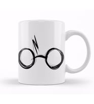 Sketchy Harry Potter  Gözlüğü Kupa Bardak Porselen