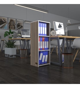 Kenzlife klasörlük raflı almakay crd 105*40*30 kitaplık ofis arkalıksız