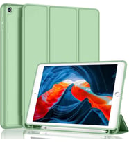 Apple iPad Air 3 10.5" Kılıf Kalem Bölmeli Smart Case A2152 A2123 A2153 A2154 (Açık Yeşil)