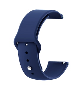 Microsonic Samsung Galaxy Watch 4 44mm Silicone Sport Band Lacivert