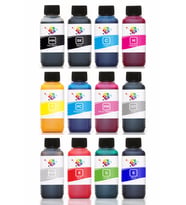 QC Canon PFI 704 Kartuş Mürekkebi 12 Renk Pro Serisi 100ml  Mürekkep Seti