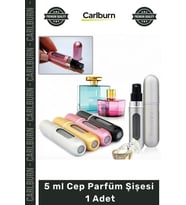 Özel Üretim Doldurulabilir Alüminyum Gövde 5 ml Seyahat Tipi Şık Minimalist Sprey Cep Parfüm Şişesi