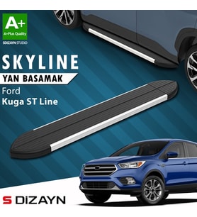 S-Dizayn Ford Kuga 2 ST-Line Skyline Aluminyum Yan Basamak 183 Cm 2017-2019 A+ Kalite