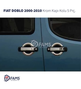 Fiat Doblo Krom Kapı Kolu 5 Kapı 2000-2010 arası Paslanmaz Çelik
