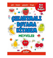 Çıkartmalı Boyama Meyveler