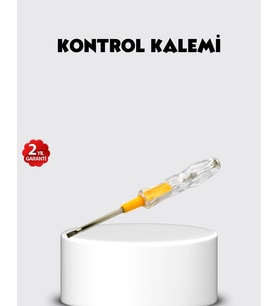 Neon Lambalı Elektrik Kalemi Nikel Kaplama 110-220V