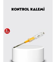 Neon Lambalı Elektrik Kalemi Nikel Kaplama 110-220V