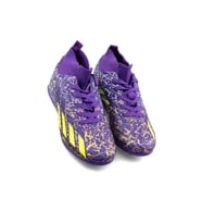 SPORTAÇ 102 Genç Halı Saha Futbol Ayakkabı MOR_NEON SARI (Mor-Sarı)