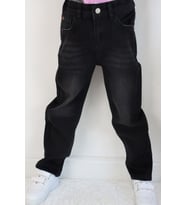 Breeze Kız Çocuk Kot Pantalon Cepli 5-9 Yaş, Siyah