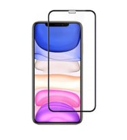 iPhone 14 Uyumlu Tam Kaplayan Premium Ekran Koruyucu Cam Anti-Static Özellikli Siyah Çerçeveli (Şeffaf)