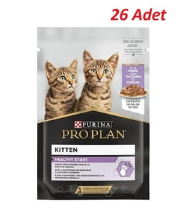 Pro Plan Pouch Sos İçinde Hindili Yavru Kedi Konservesi 85 Gr*26 Adet