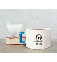 BK Gift Kişiye Özel İsimli Mavi Kulplu Çay & Kahve Fincanı-18, Arkadaşa Hediye, Sevgiliye Hediye