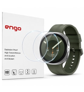 Samsung Galaxy Watch 9 44mm İle Uyumlu Ekran Koruyucu Nano Parlak Çizilmeye Dayanıklı Akıllı Saat Koruması, 9H Kırılmaz Esnek Cam, Hd Şeffaf 2 Adet SM-L350