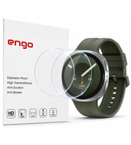 Samsung Galaxy Watch 9 44mm İle Uyumlu Ekran Koruyucu Nano Parlak Çizilmeye Dayanıklı Akıllı Saat Koruması, 9H Kırılmaz Esnek Cam, Hd Şeffaf 2 Adet SM-L350