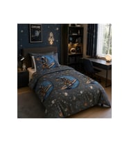 Astronot Uzay Desenli Tek Kişilik Nevresim 160x220, Lastikli Çarşaflı 120x200, Genç&Çocuk Nevresim Takımı