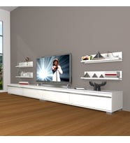 Decoraktiv Eko 360R Mdf Tv Ünitesi Tv Sehpası (Beyaz)
