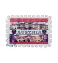 Avusturya Temalı Pul Magnet (Karışık)