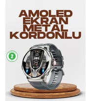 Şık Metal Kasa Ve Değiştirilebilir Kordonlarla Sw80 Smartwatch