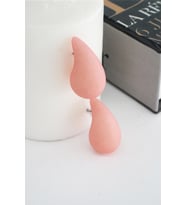 Kadın Vip Seri Su Damlası Model Küpe E. Pembe