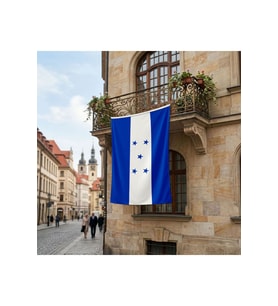 Honduras Bayrağı Premium Raşel Kumaş 150x225 Cm