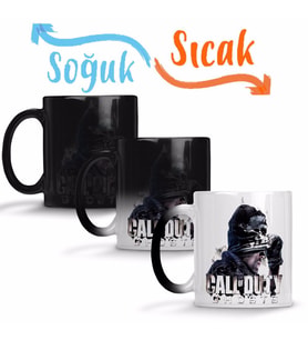 Call of Duty Sihirli Kupa Bardak Porselen