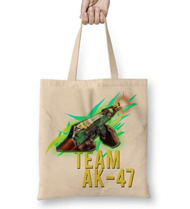 Cs Go Counter Strike Team AK-47 Bez Çanta Uzun Saplı